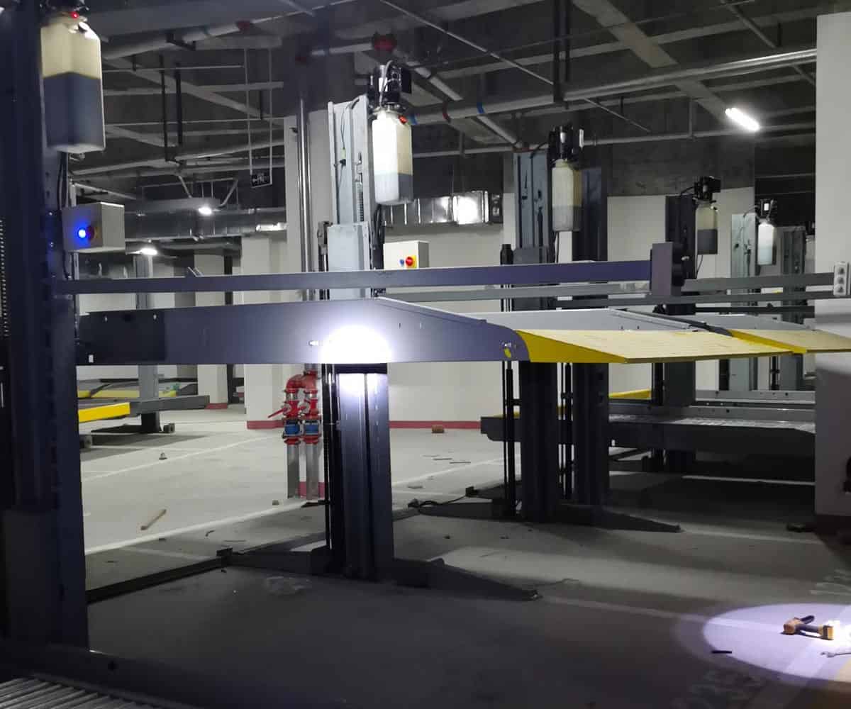 貴州兩層簡易式立體停車設備拆除