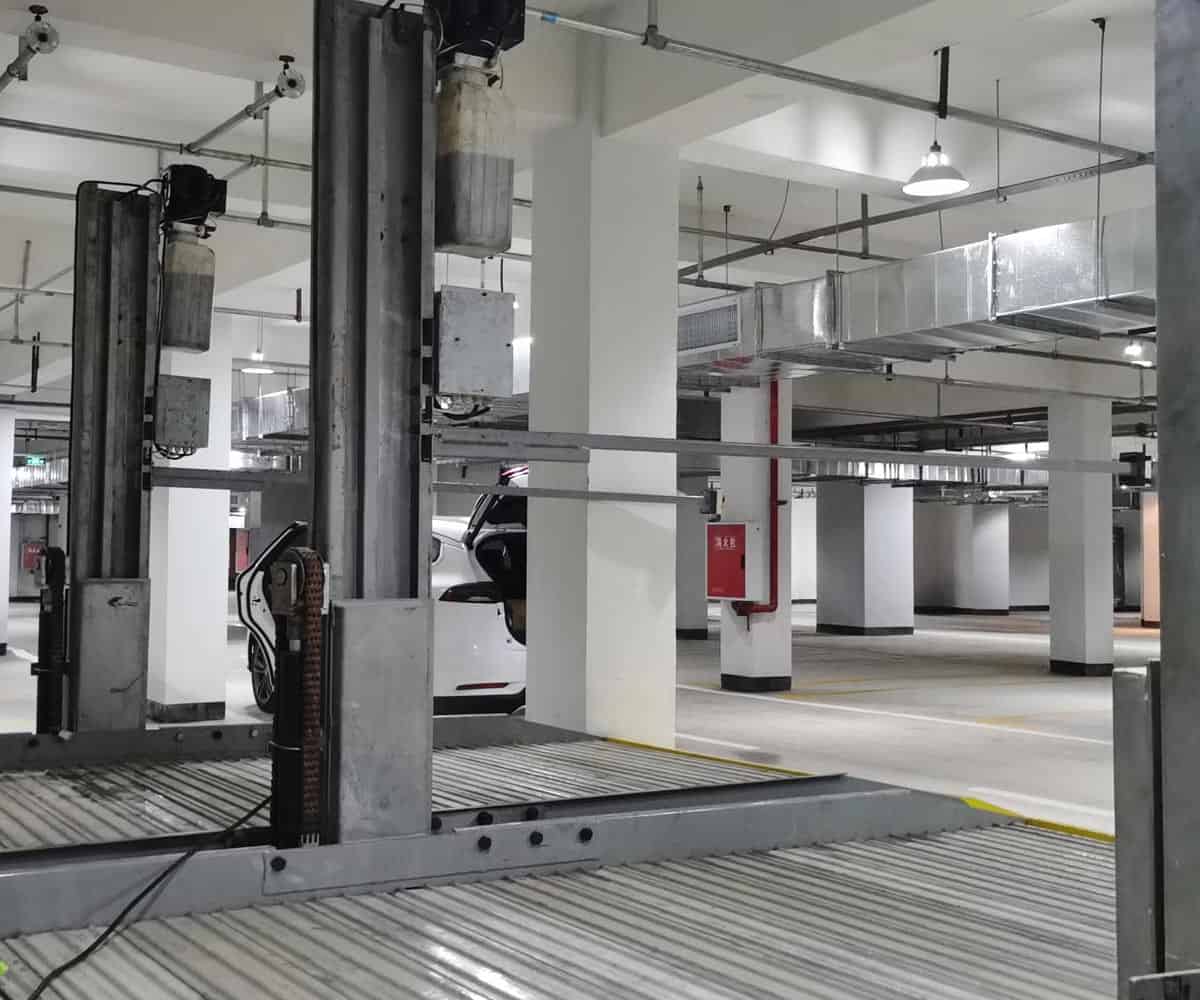 納溪雙柱簡易式機械式停車庫安裝