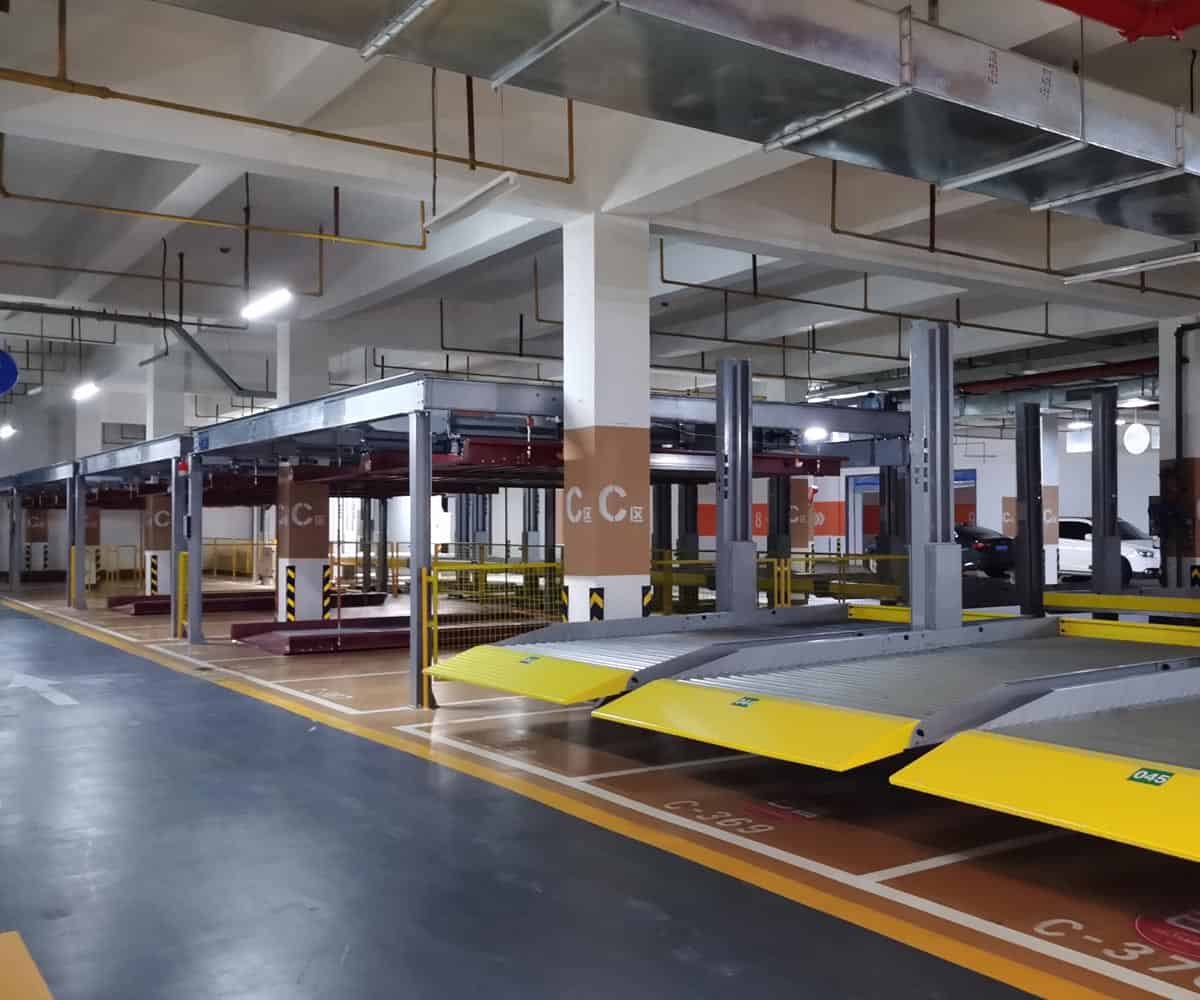 望謨小區2層簡易升降立體停車庫