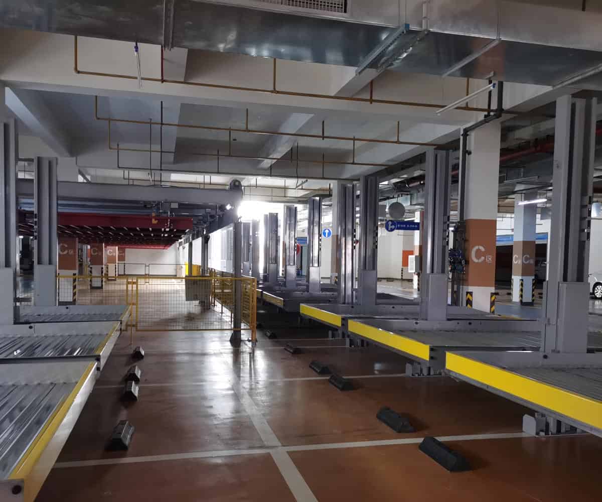 小區兩柱簡易升降類機械停車場