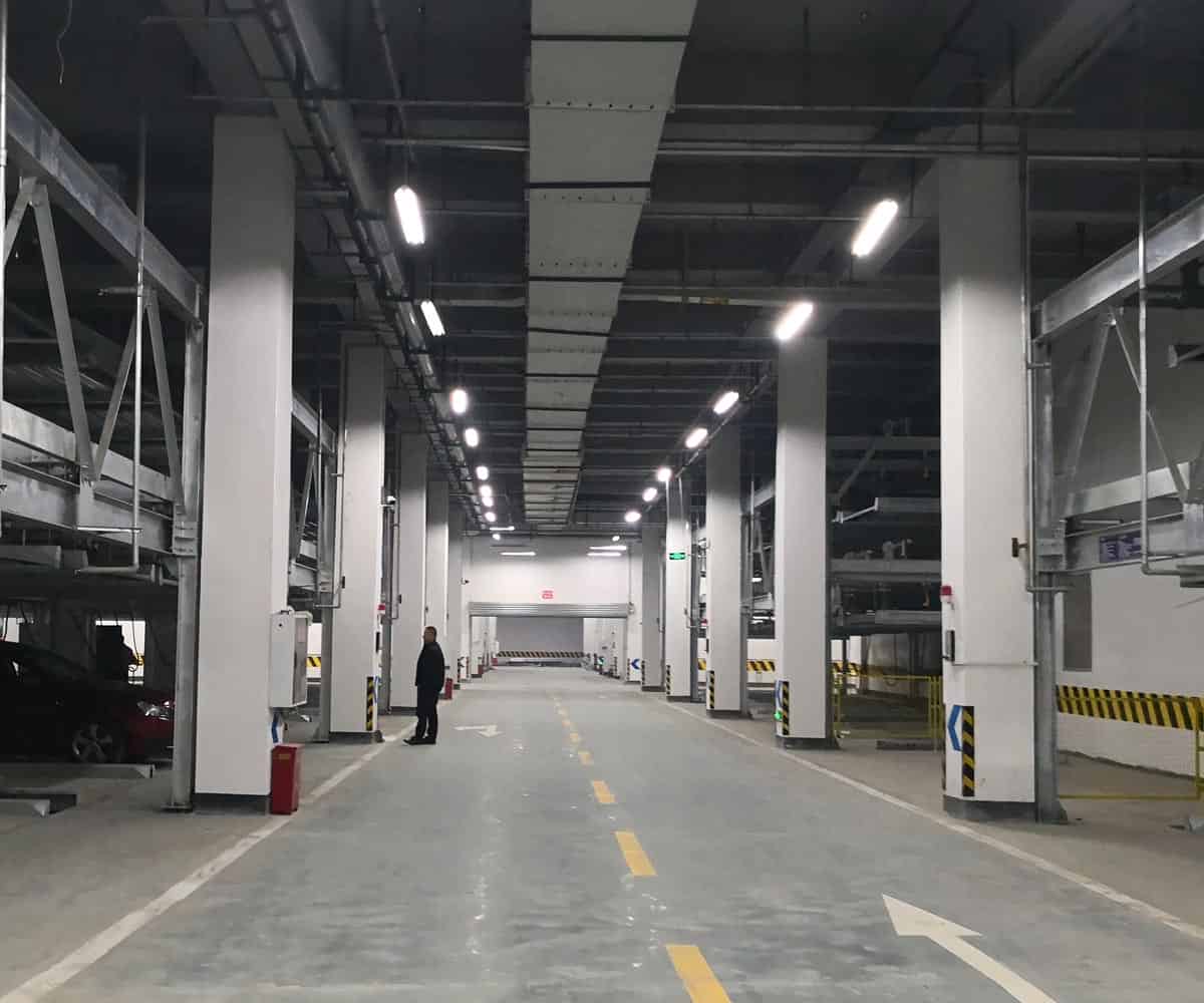 PSH2重列二層升降橫移機械式立體車庫設備